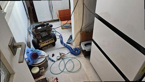 일산동구 누수탐지 수도계량기 별침과 공압 게이지를 확인하는 진단 과정