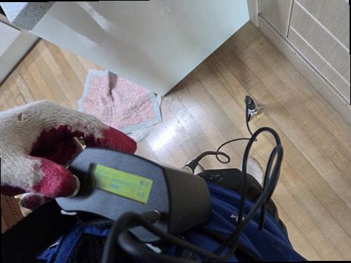 일산동구 누수탐지 빌라 천장에 나타난 누수 물자국과 점검 현장