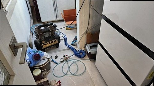 의왕 누수탐지 압력 검사와 열화상 장비로 배관 이상을 점검하는 현장
